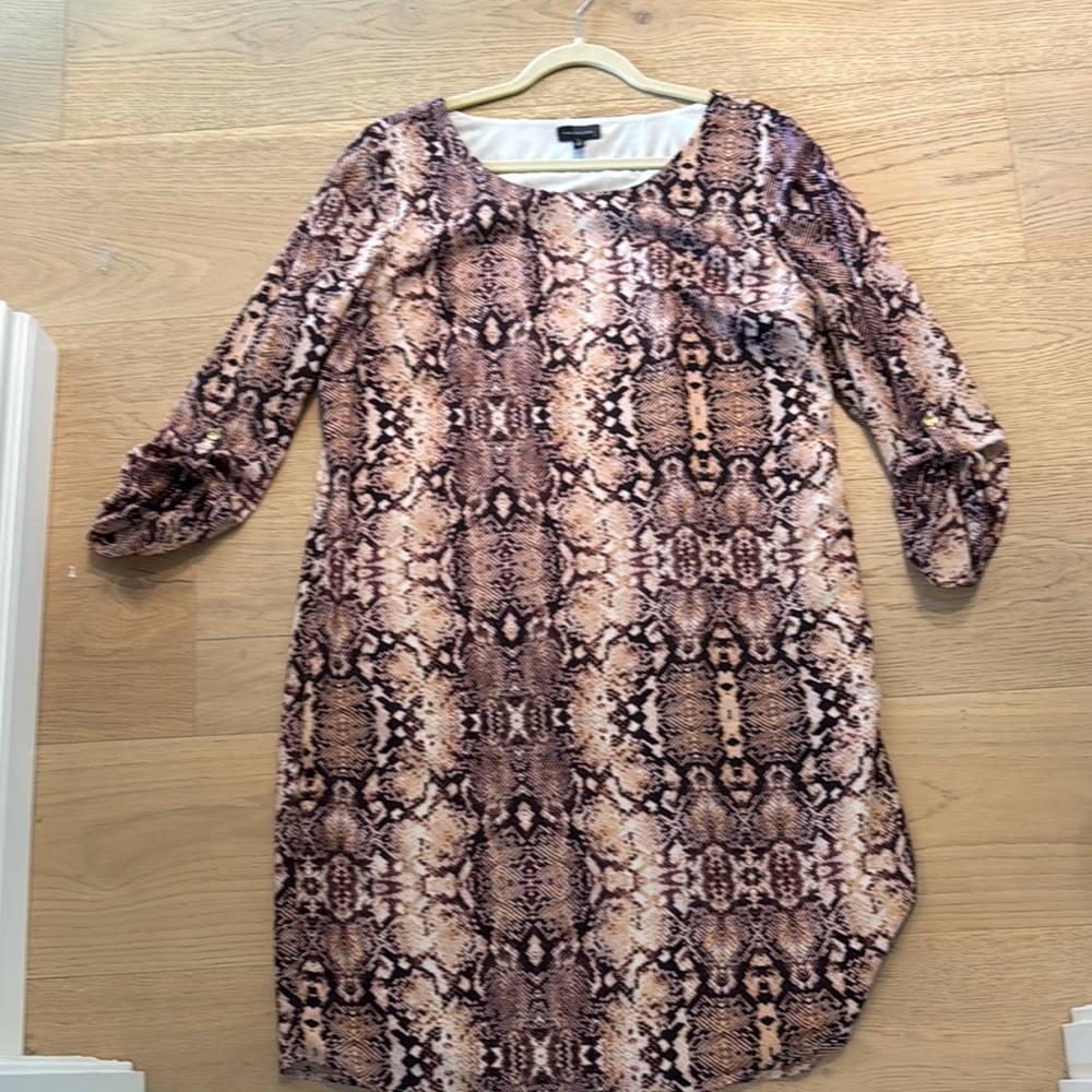 Snake Print Women's Dress